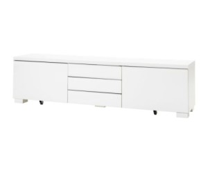 meuble tv bas blanc laque ikea