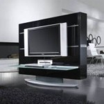 meuble tv bas design discount