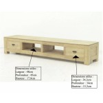 meuble tv bas tiroir