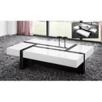 table basse noir et blanc