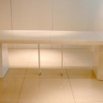 table console v space blanc