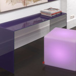 table d'appoint lumineuse