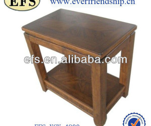 table d'appoint salon bois