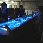 table de bar tactile