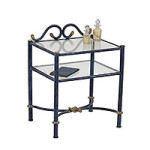 table de chevet fer forge