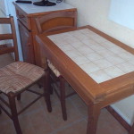 table et chaise de cuisine d'occasion