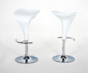 tabouret de bar design blanc