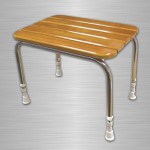 tabouret de douche bois