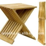 tabouret de douche bois