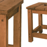 tabouret de douche bois