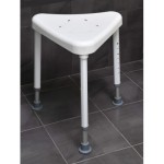 tabouret de douche triangulaire