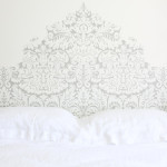 tete de lit papier peint