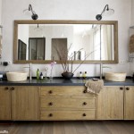 armoire salle de bain en bois