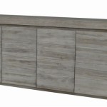 buffet bas gris clair