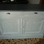buffet bas gris clair