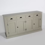 buffet bas gris clair