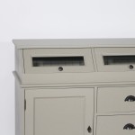 buffet bas gris clair
