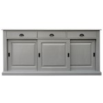 buffet bas gris clair