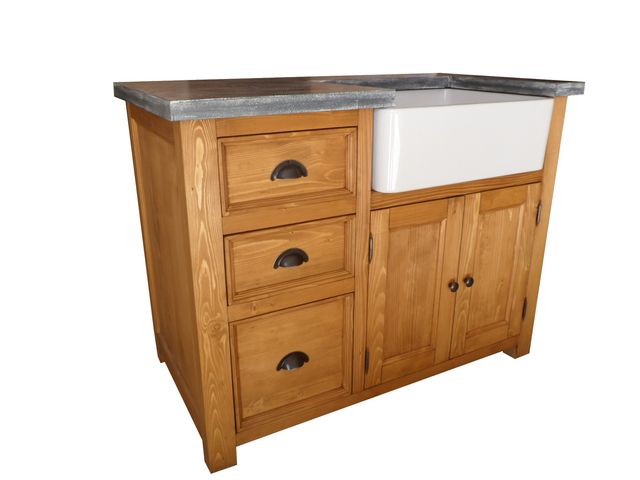 buffet de cuisine en bois massif