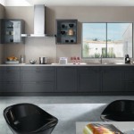 buffet de cuisine gris