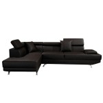 canape d'angle noir cdiscount