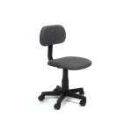 chaise de bureau grise pas cher