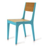 chaise de cuisine turquoise