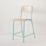 chaise de cuisine turquoise