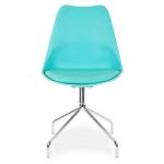 chaise de cuisine turquoise