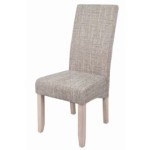 chaise de salle a manger en tissu