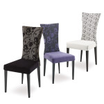 chaise de salle a manger en tissu