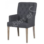 chaise de salle a manger en tissu