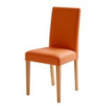 chaise de salle a manger orange