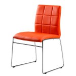 chaise de salle a manger orange