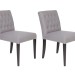 chaise salle a manger gris anthracite