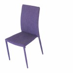 chaise salle a manger violet