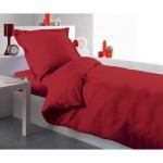 lit 1 personne rouge