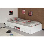 lit une personne avec tiroir rangement