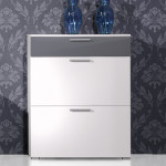 meuble chaussure noir laque pas cher