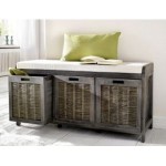 meuble chaussure osier