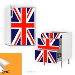 meuble chaussures union jack