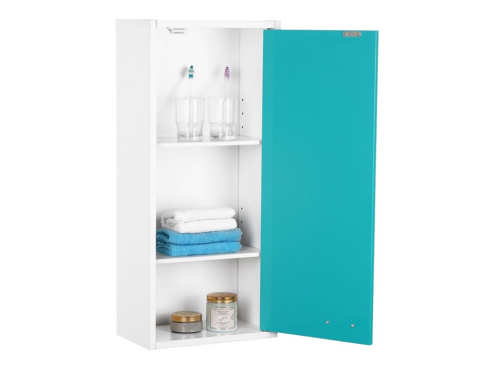 meuble haut salle de bain blanc