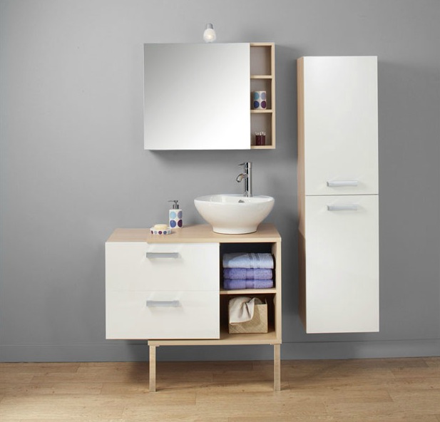 meuble haut salle de bain pas cher