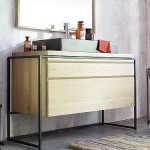 meuble salle de bain industriel