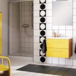 meuble salle de bain jaune