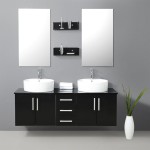 meuble salle de bain noir