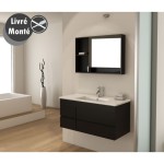 meuble salle de bain noir