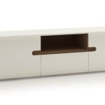 meuble tv bas design blanc