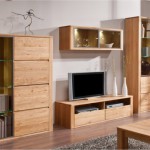 meuble tv bas en bois massif
