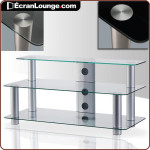 meuble tv bas verre